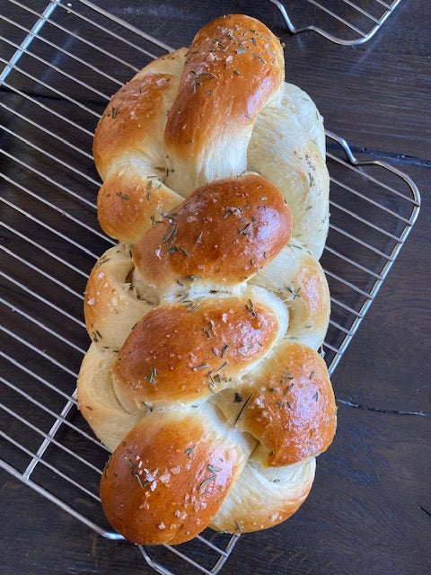 Fresh Rosemary & Sea Salt Challah